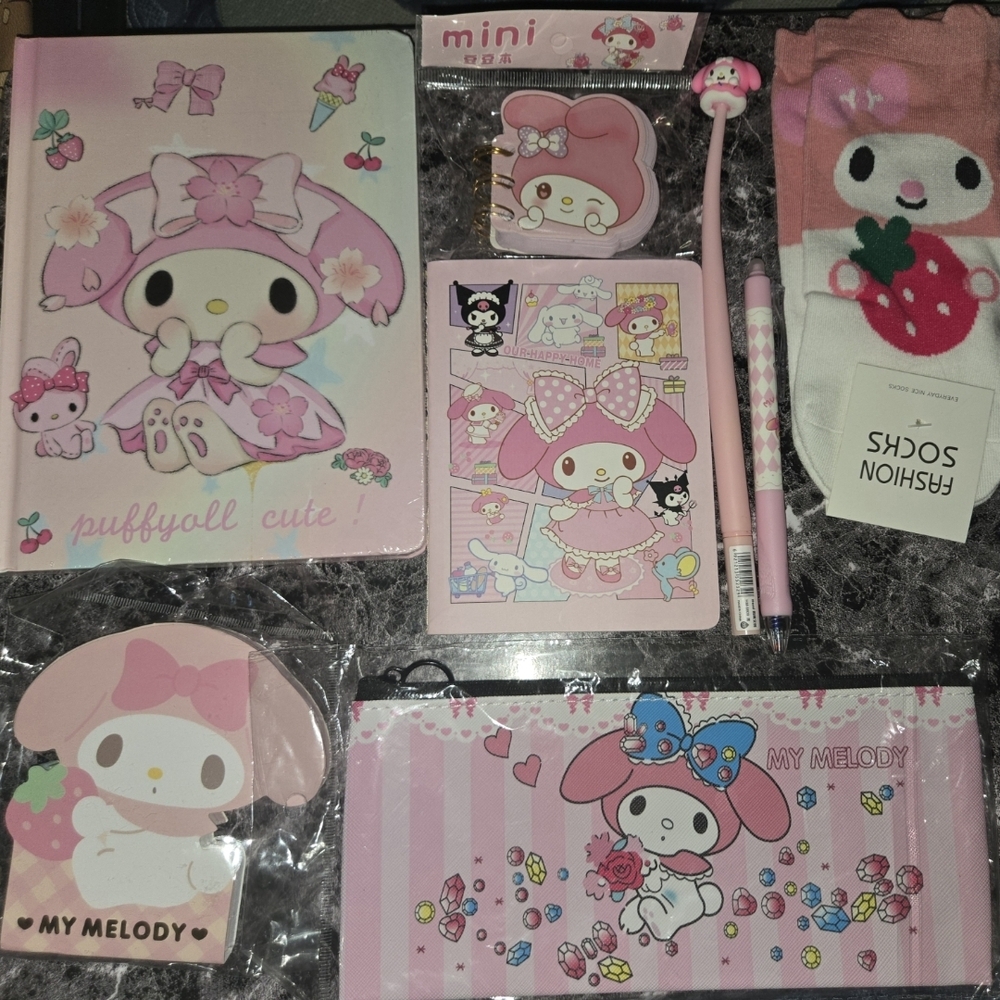 Pink My Melody  Accessory Set